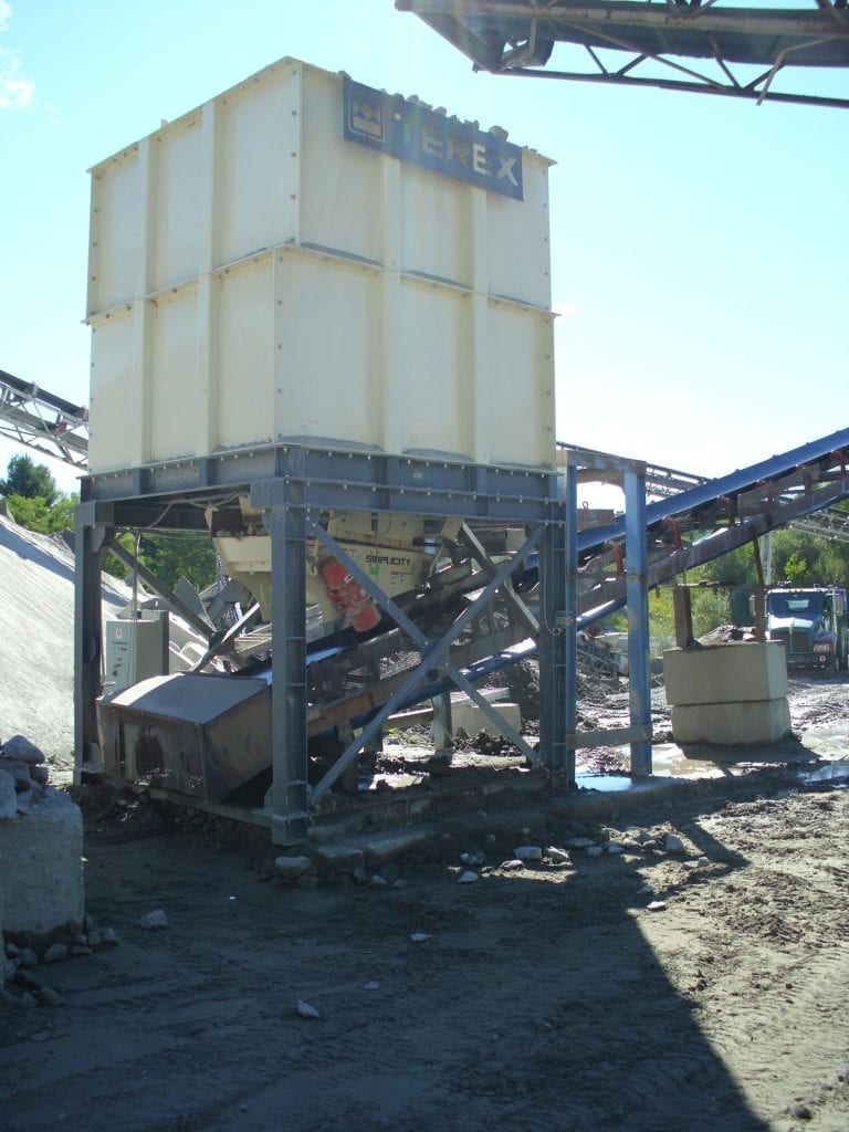 Cedarapids modular surge bin