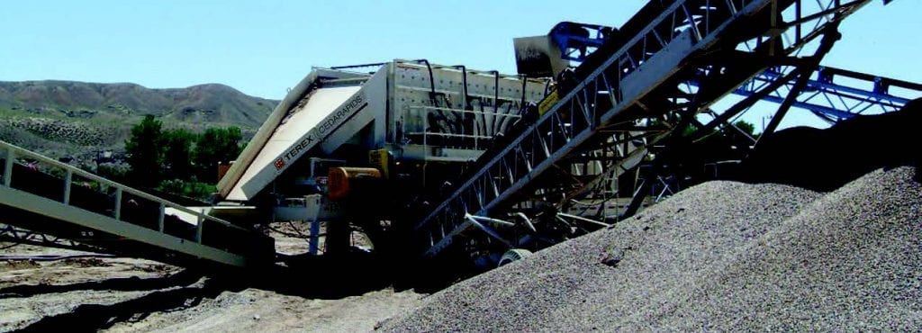 Cedarapids TXW620HT wheeled wash plant