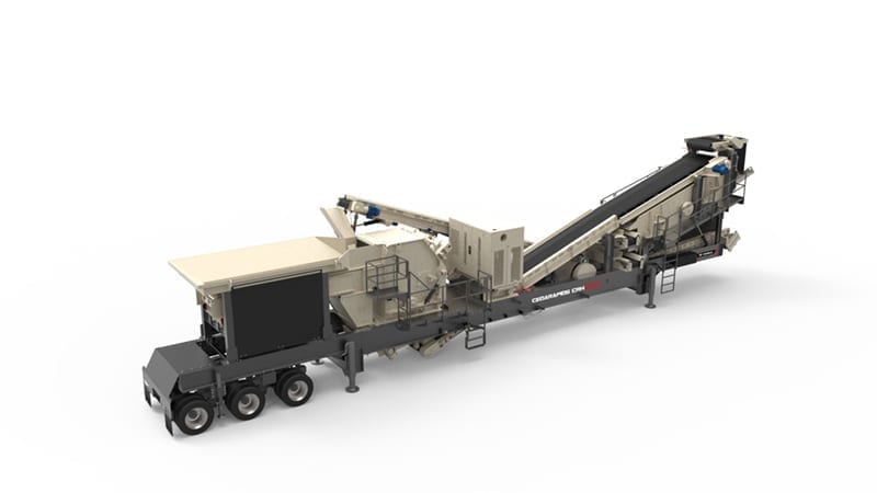 Cedarapids CRH1313R closed circuit impact crusher plant