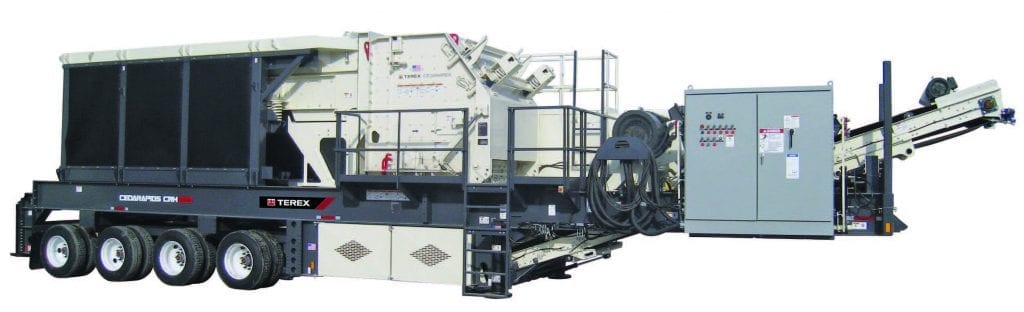 Cedarapids 1316 horizontal shaft impact crusher