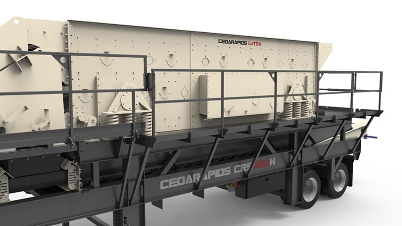 Cedarapids CRS820h portable screen plant