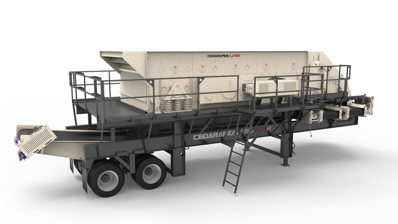 Cedarapids CRS820h portable screen plant