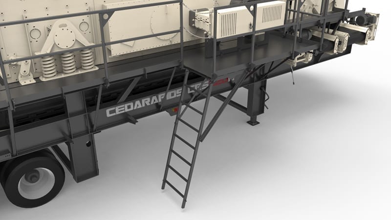 Cedarapids CRS820h portable screen plant