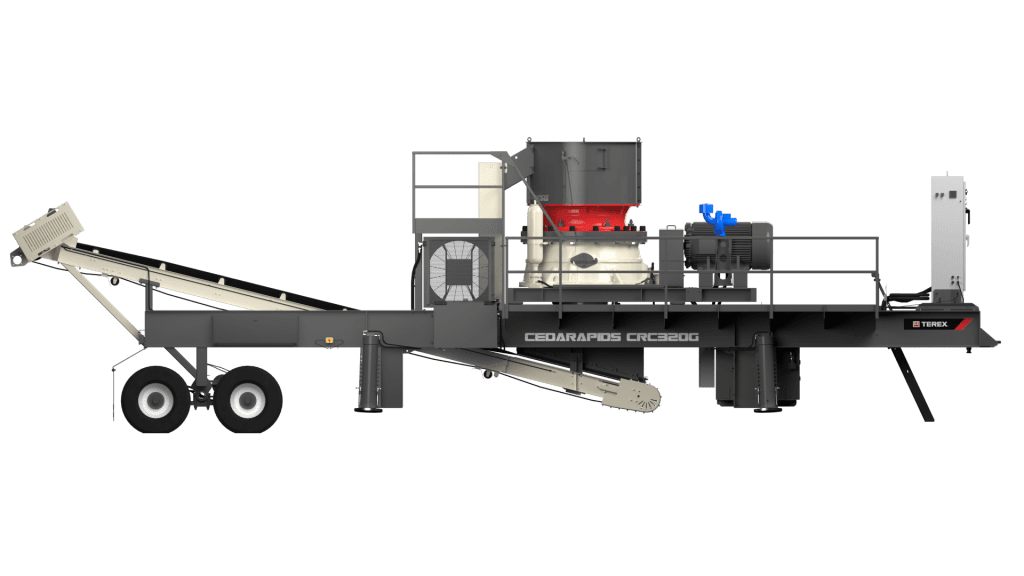Cedarapids CRC 320 portable cone crusher plant