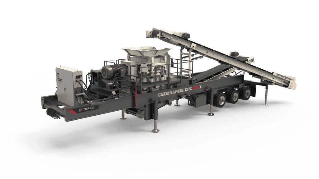 Cedarapids CRC380 portable cone crusher