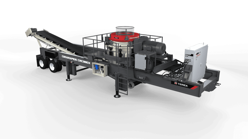 Cedarapids CRC380 portable cone crusher