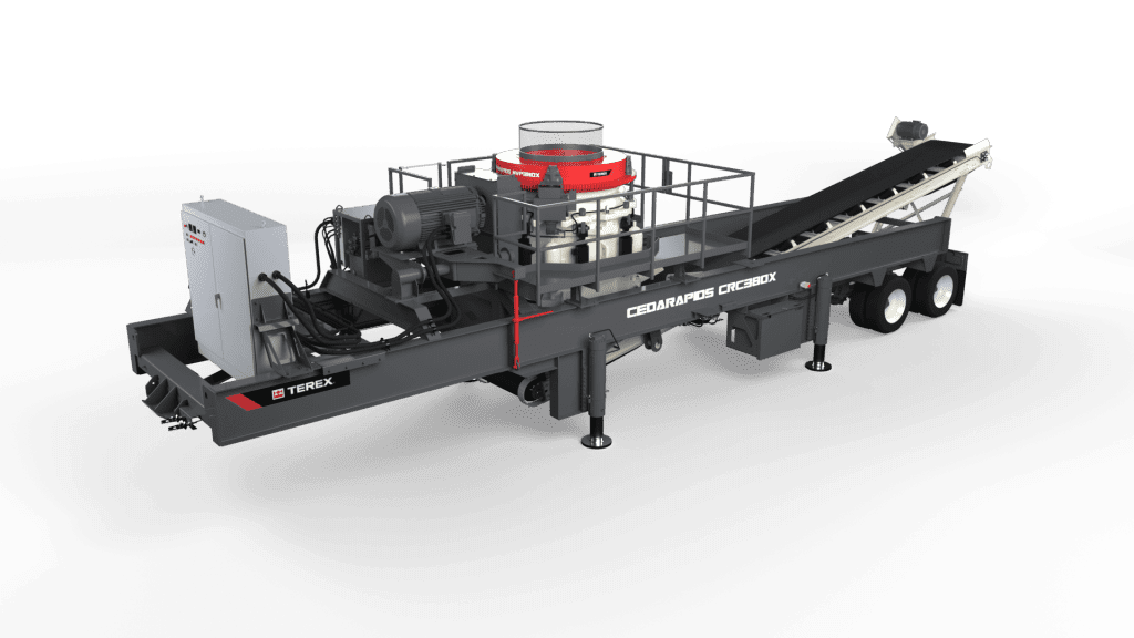 Cedarapids CRC380 portable cone crusher
