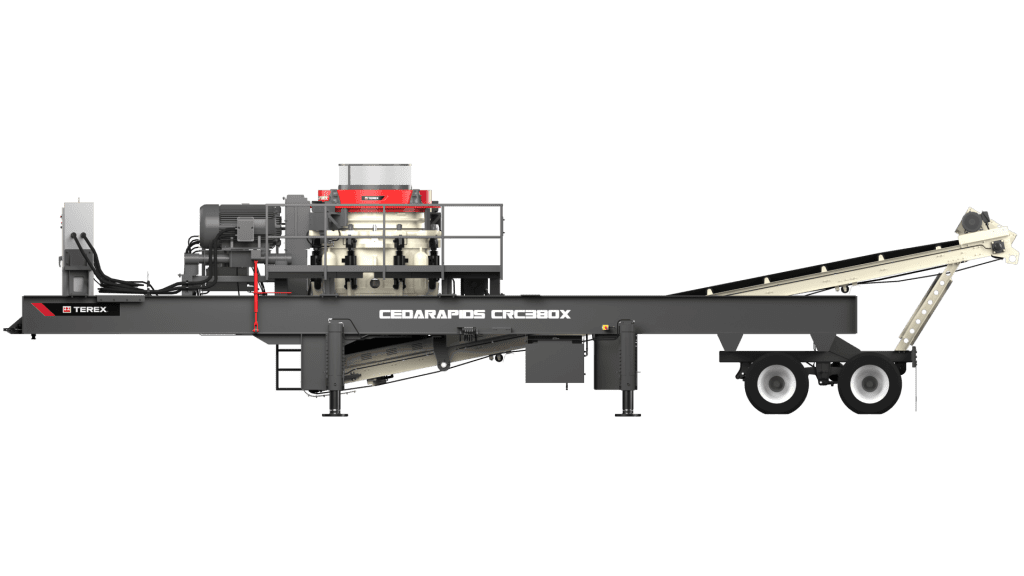Cedarapids CRC380 portable cone crusher