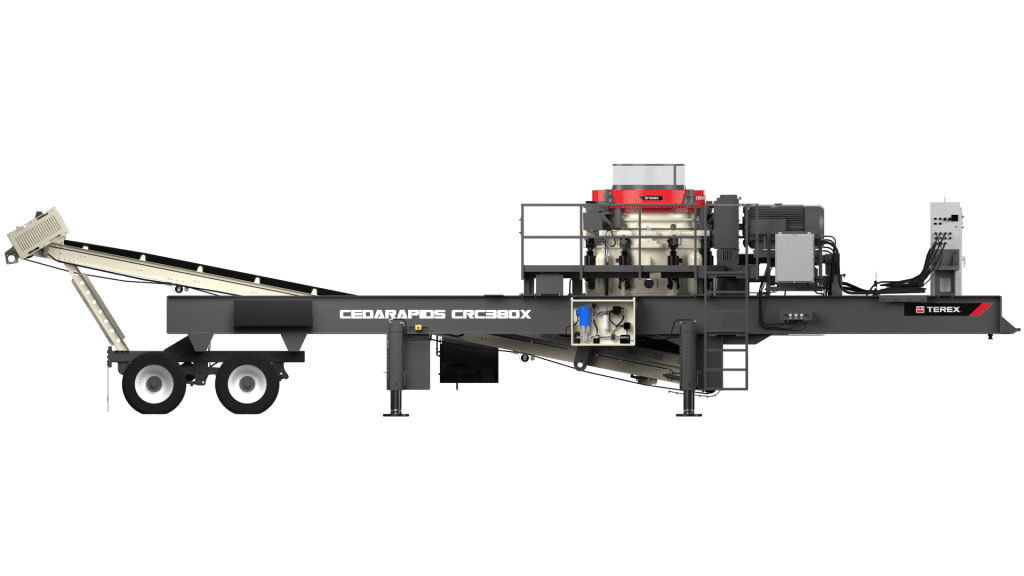 Cedarapids CRC380 portable cone crusher