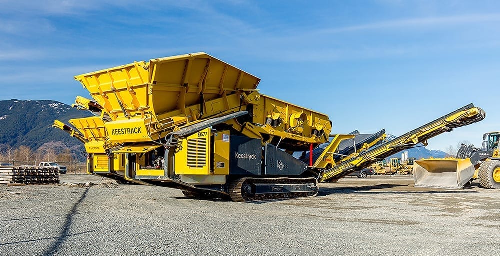 Keestrack K6 mobile track mounted screener