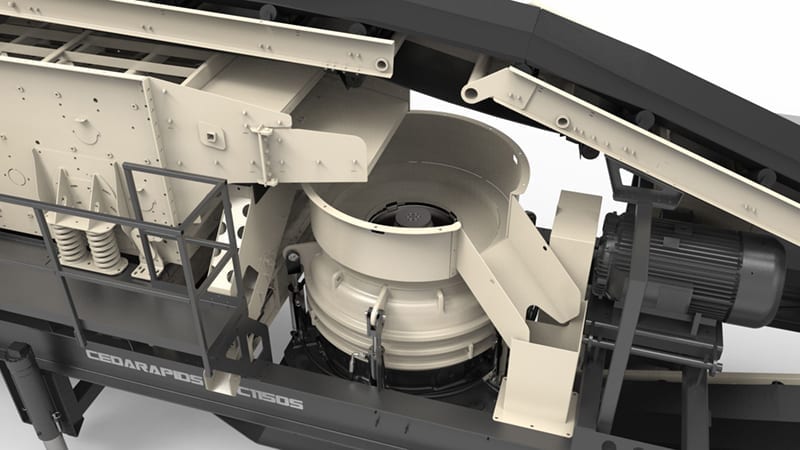 Cedarapids CRC1150S cone crusher plant