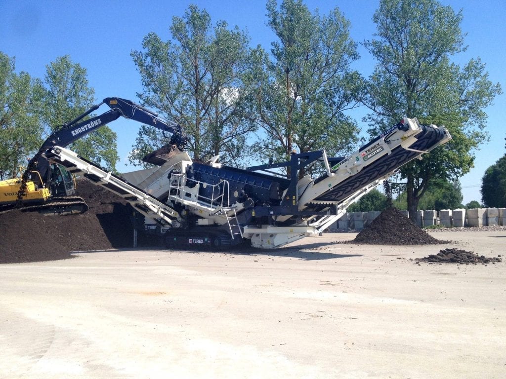 Ecotec TRS550 Tracked Recycling Screening Plant