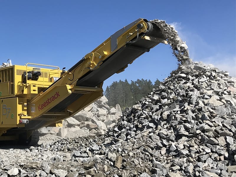 Keestrack B7e Jaw crusher mobile
