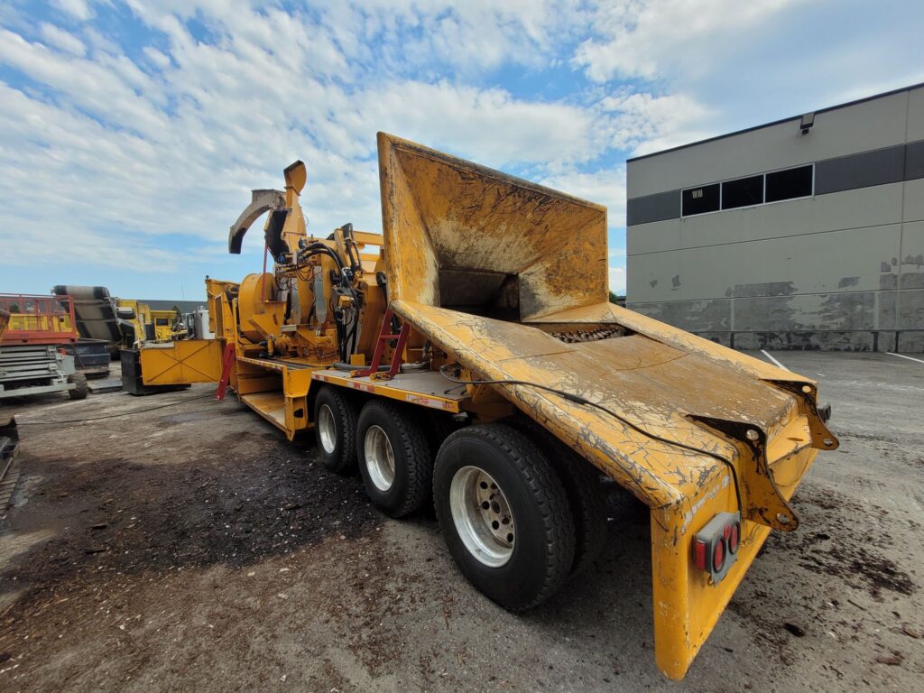 Used CBI 7544 flail debarker chipper for sale