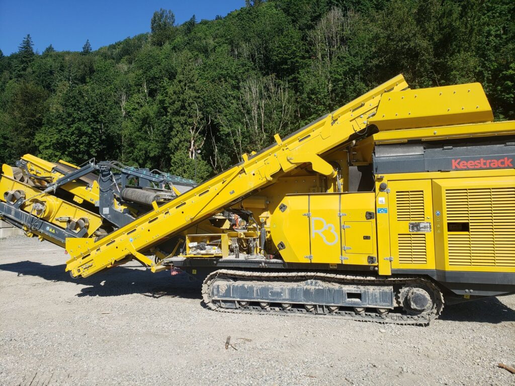 Used Keestrack R3 impact crushing plant for sale