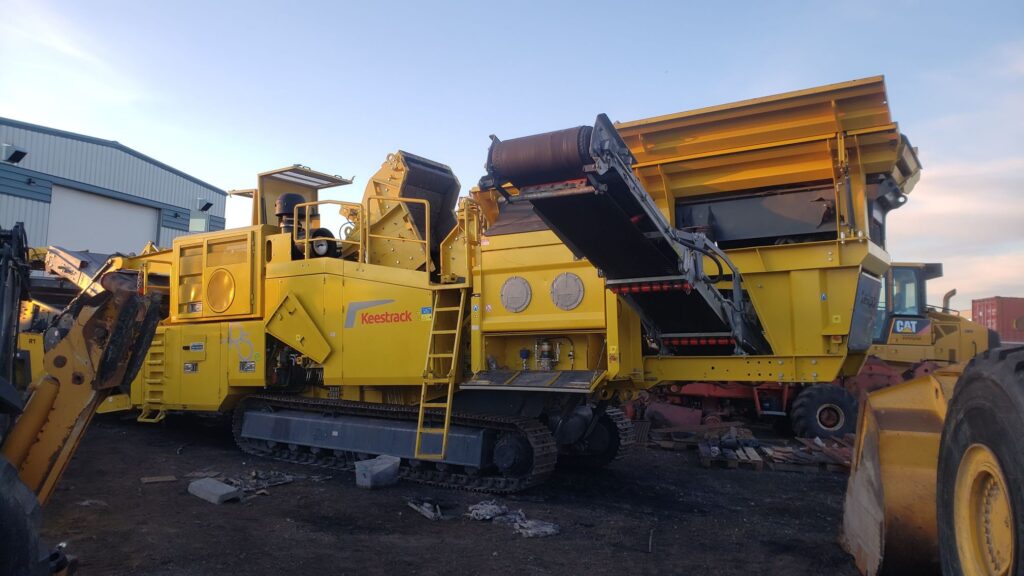 Used Keestrack R5 impact crusher for sale