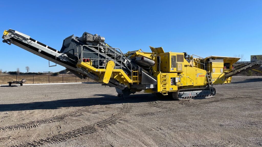 Used Keestrack R6 impact crusher for sale