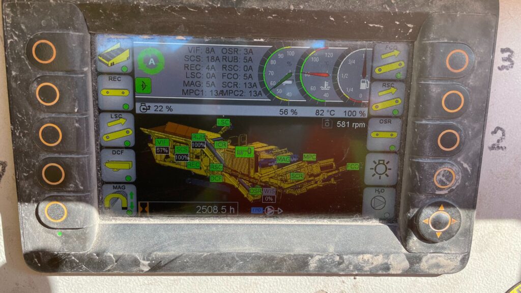 Used Keestrack R6 impact crusher for sale