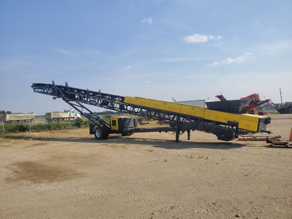 Vale 80' radial stacker