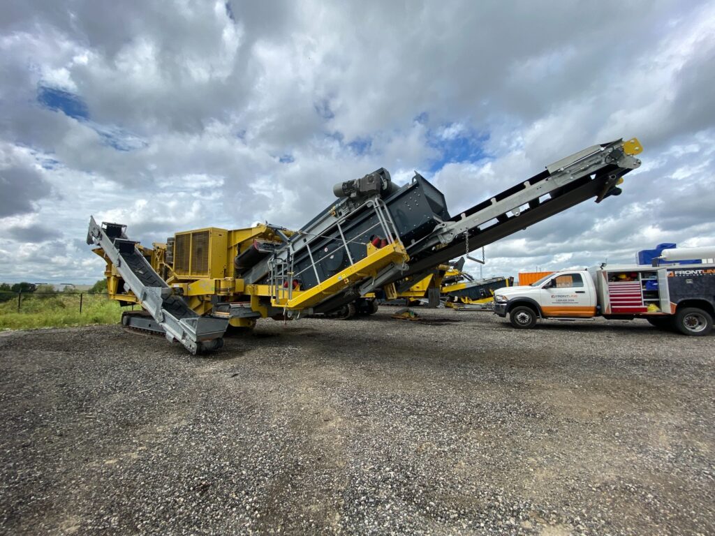 Used Keestrack R6 mobile impact crusher for sale