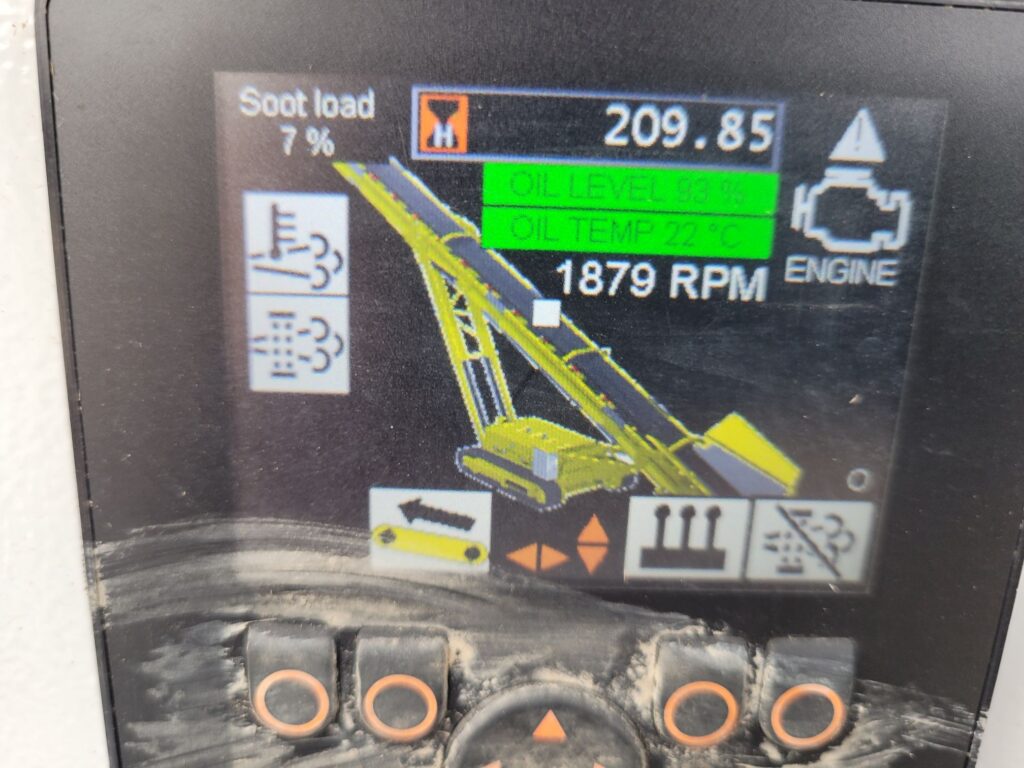 Used Keestrack S5 track mounted stacking conveyor for sale