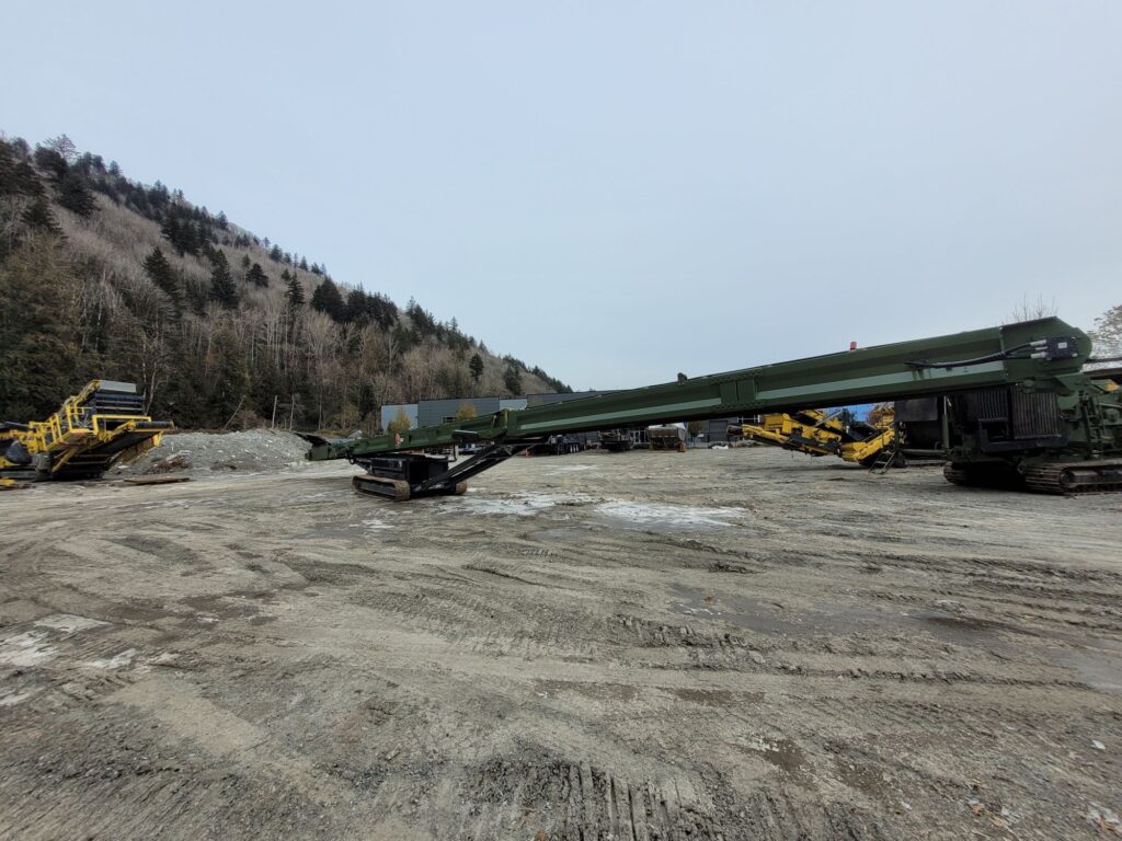 Used Keestrack S5 track mounted stacking conveyor for sale