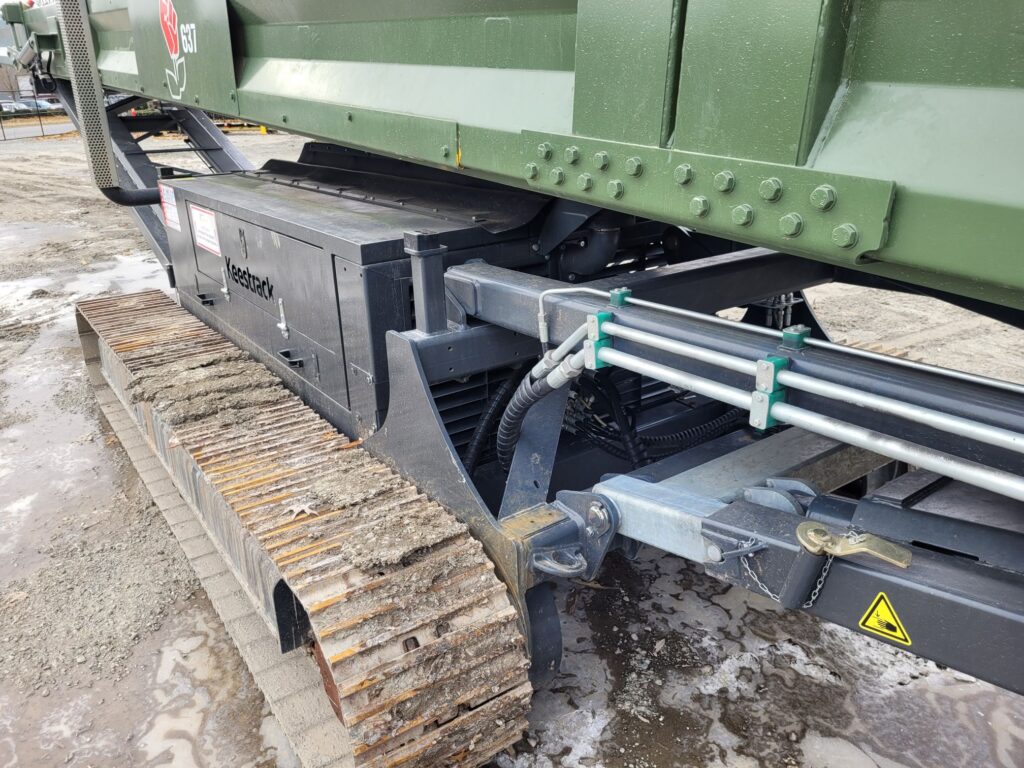 Used Keestrack S5 track mounted stacking conveyor for sale